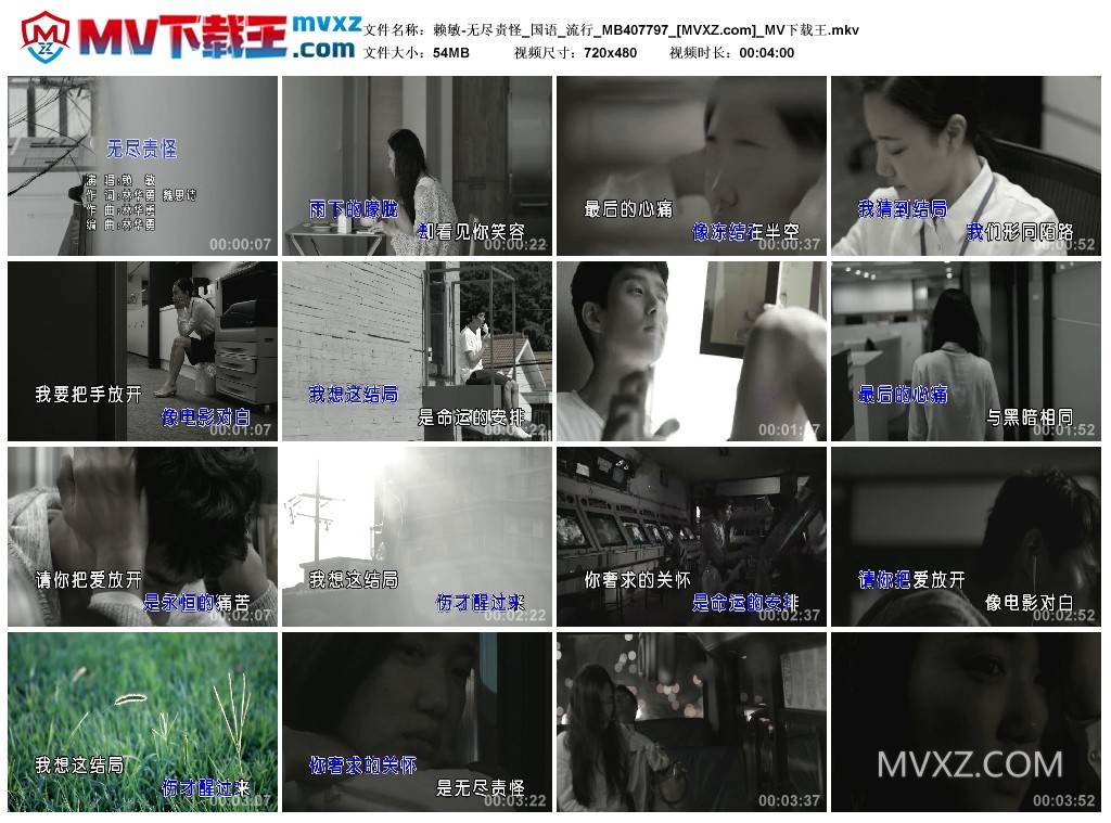 赖敏-无尽责怪_国语_流行_MB407797